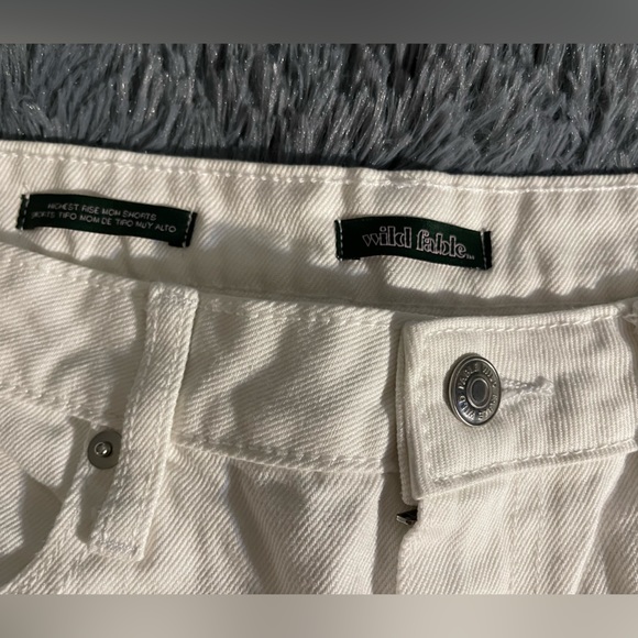 Wild Fable high rise Mom Jean shorts NWT - size 14 - Picture 2 of 5